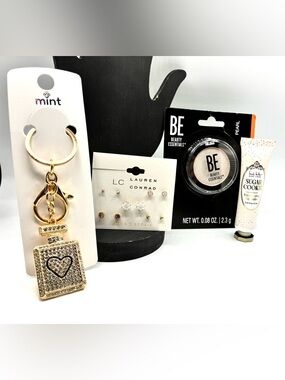 Bundle: Lip Balm, Keychain, Highlighter, Earrings